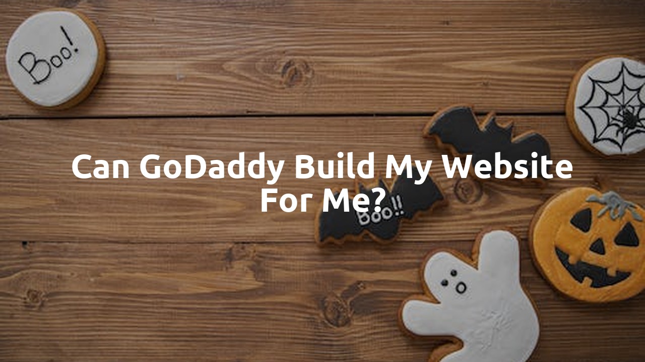 Can GoDaddy build my website for me?