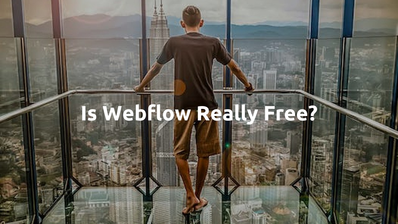 Is Webflow really free?