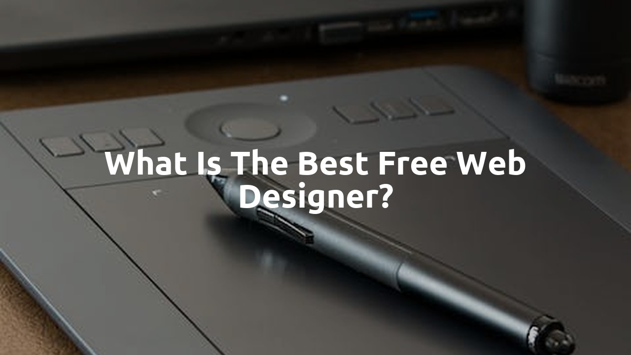 What is the best free web designer?