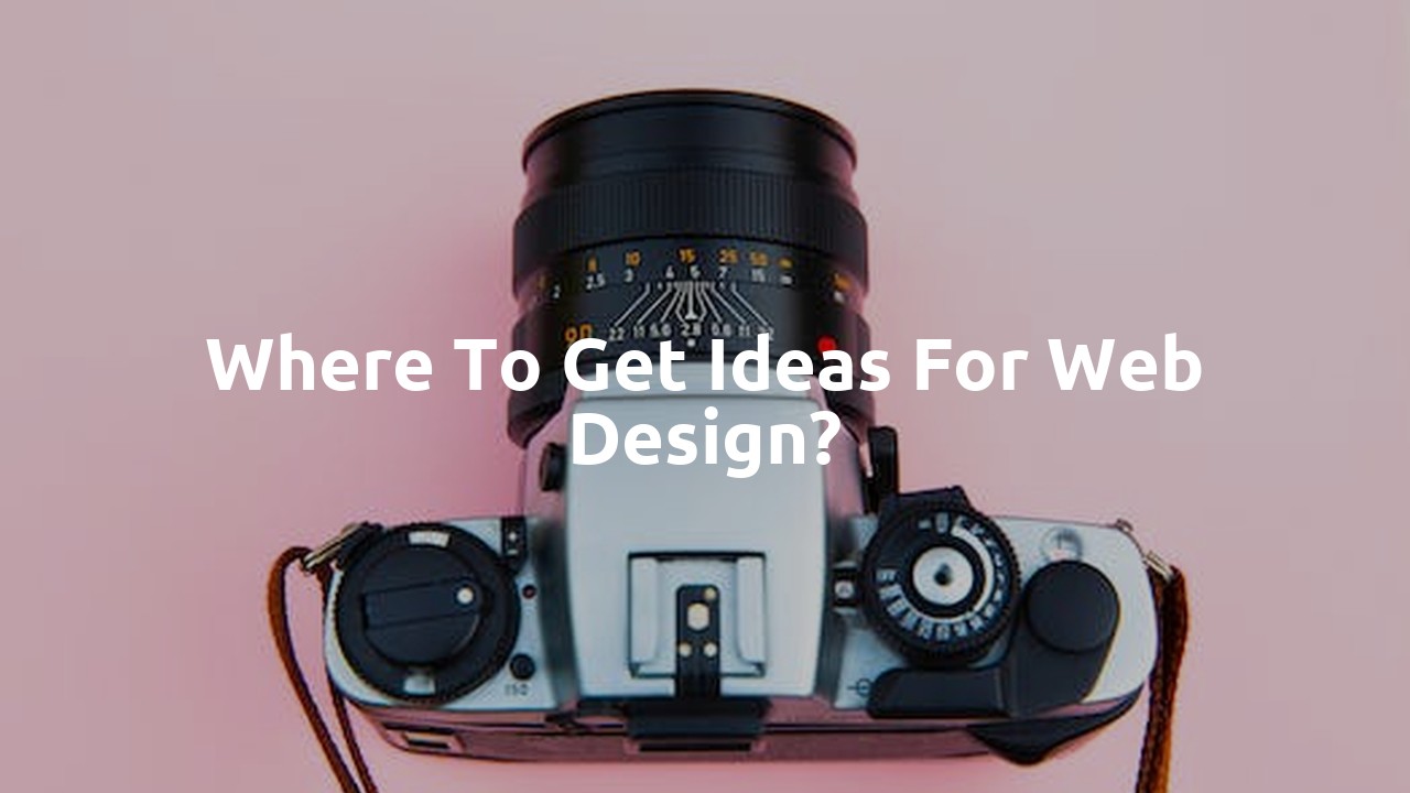 Where to get ideas for web design?