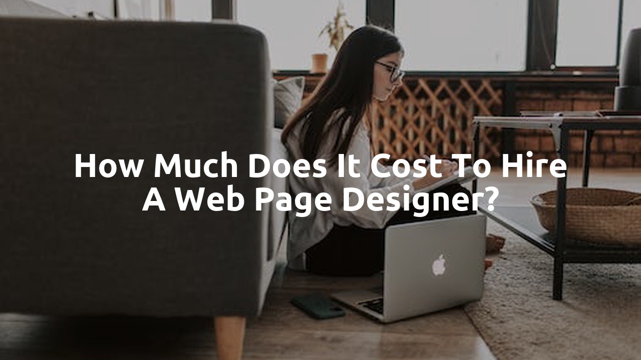 How much does it cost to hire a web page designer?