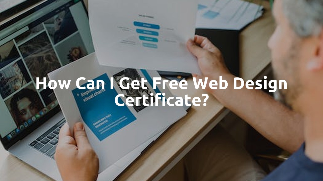 How can I get free web design certificate?