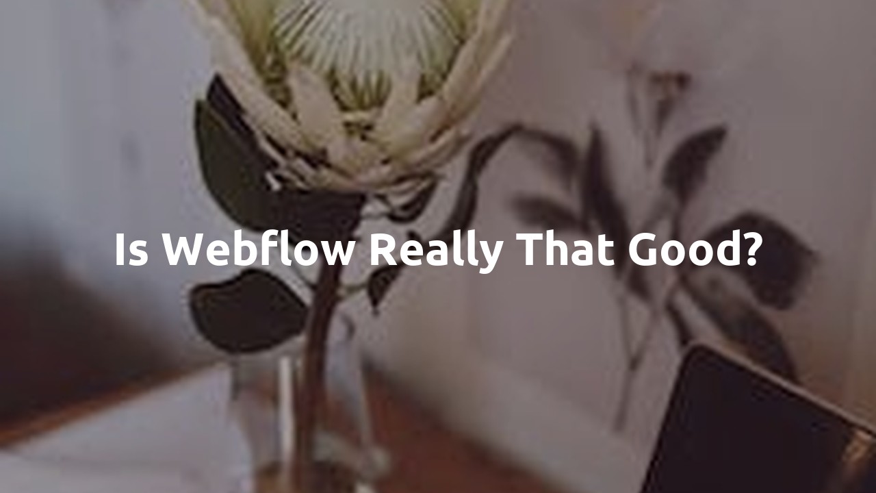 Is Webflow really that good?